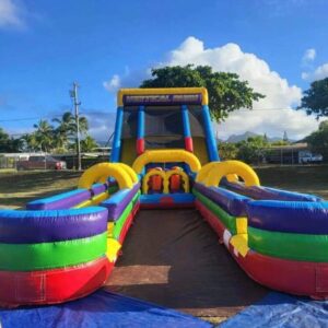 Multicolor double wateslide