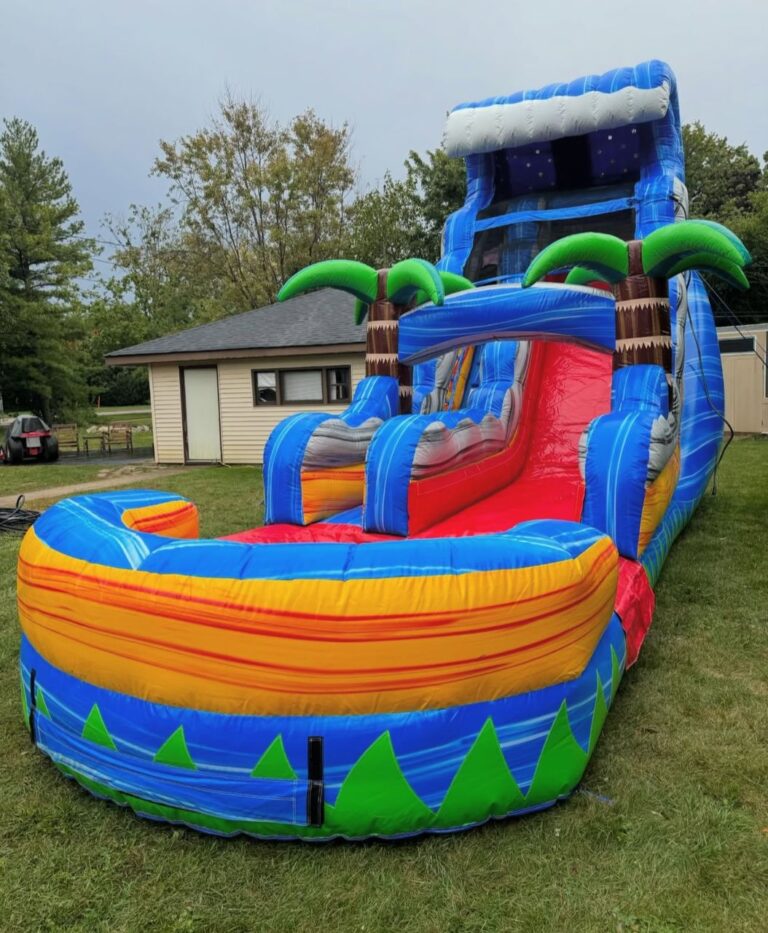 Cloud Palm trees slide