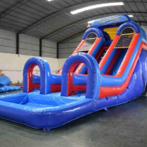 🌊 Rainbow Rush Double Lane Waterslide