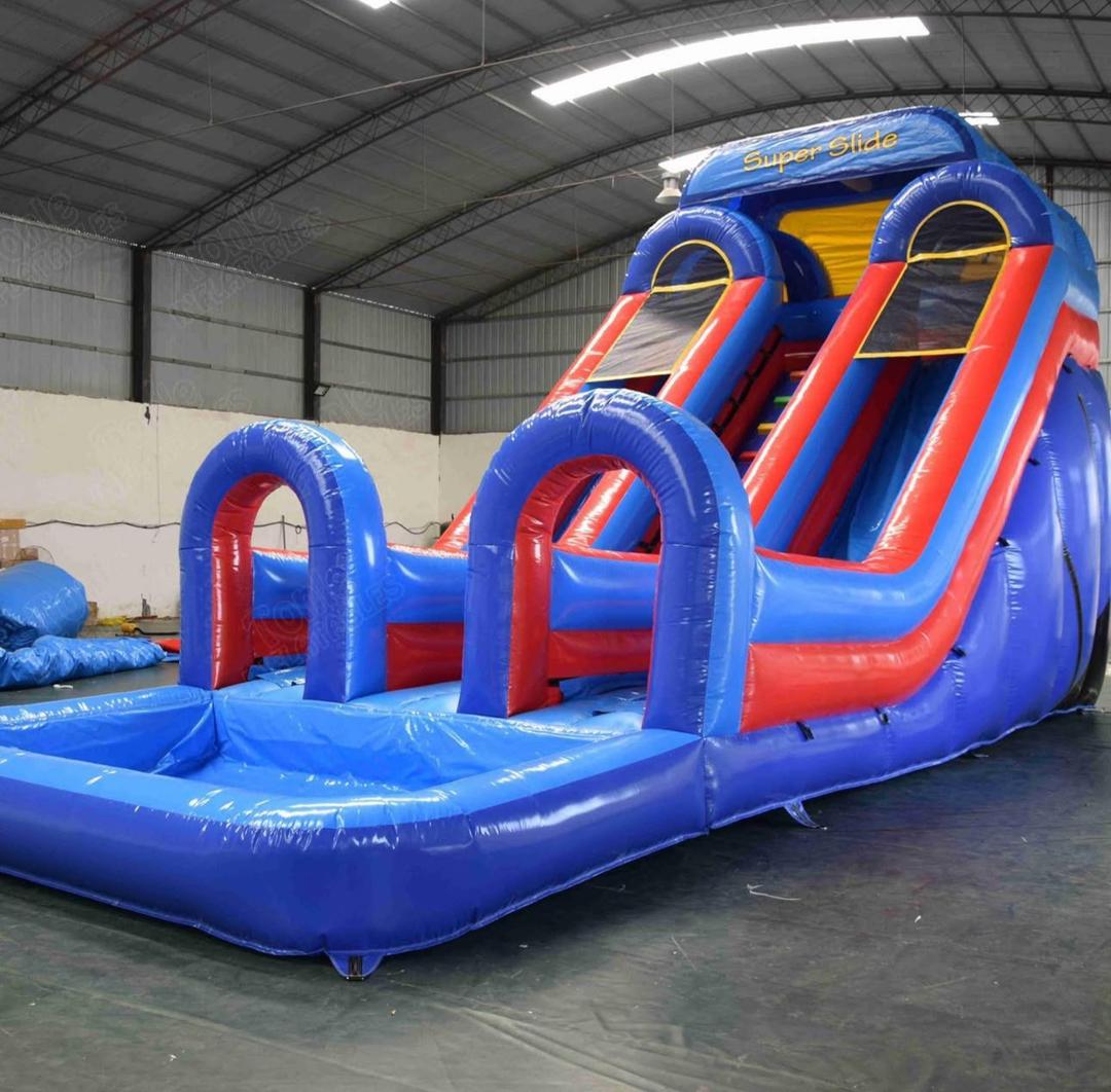 🌊 Rainbow Rush Double Lane Waterslide