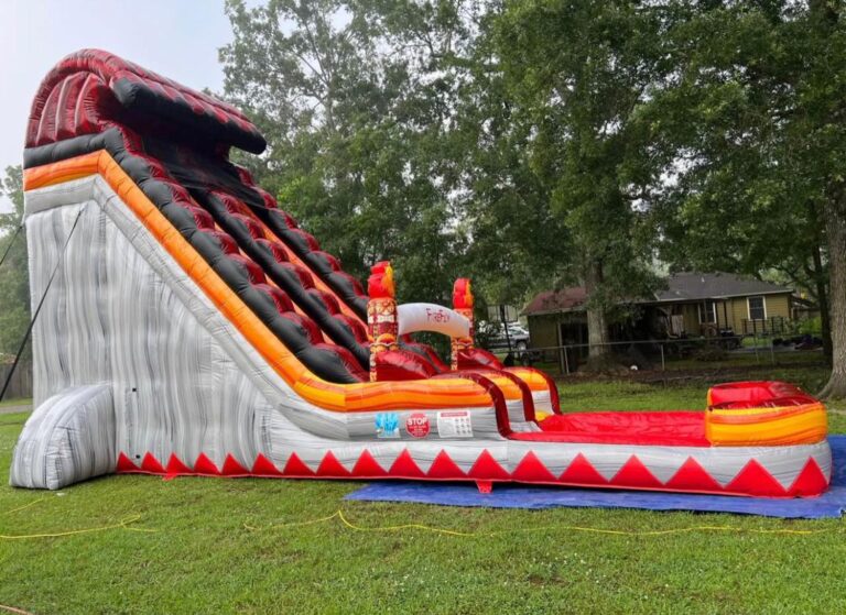 22 ft. Fire waterslide