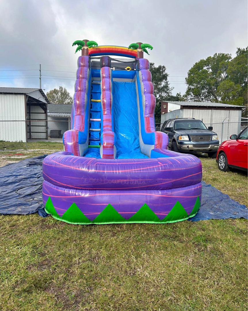 Purple Splash Water Slide