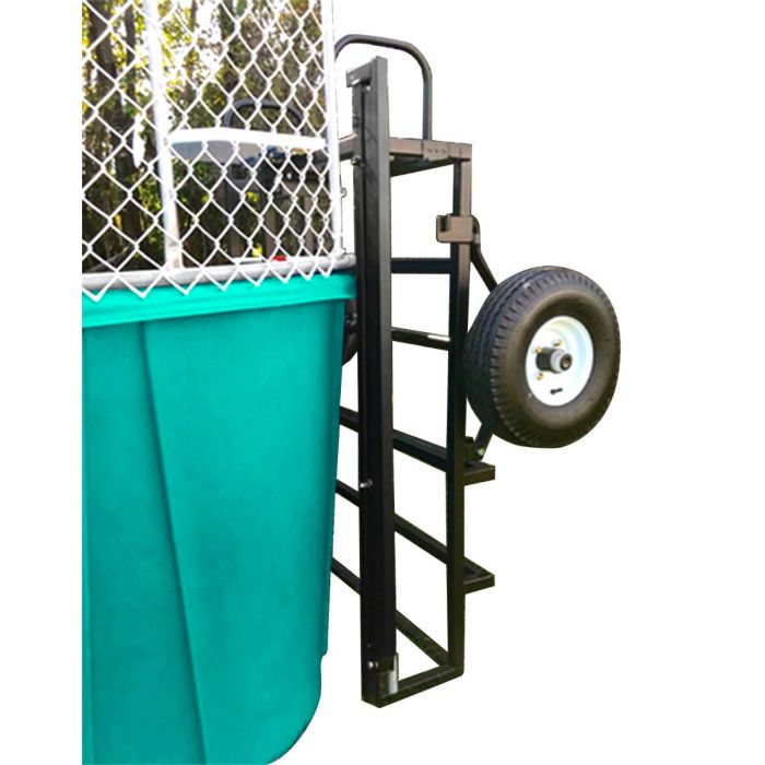Turquoise Portable Dunking Booth with New Wingless Design - Image 3
