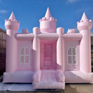 🎀🏰 Pink Princess Castle Bounce House