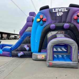 🎮🎯 Level Up Gamer Bounce House Combo