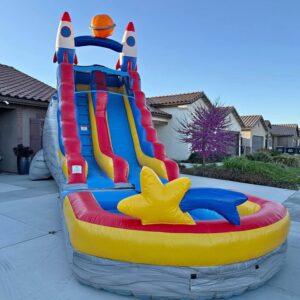🚀🌟 Rocket Launch Waterslide